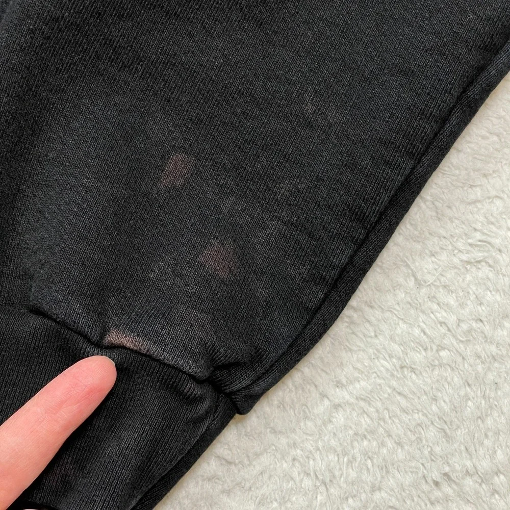 Talentless Hoodie Men's Size‎ Small Black Sweater Read Flaw